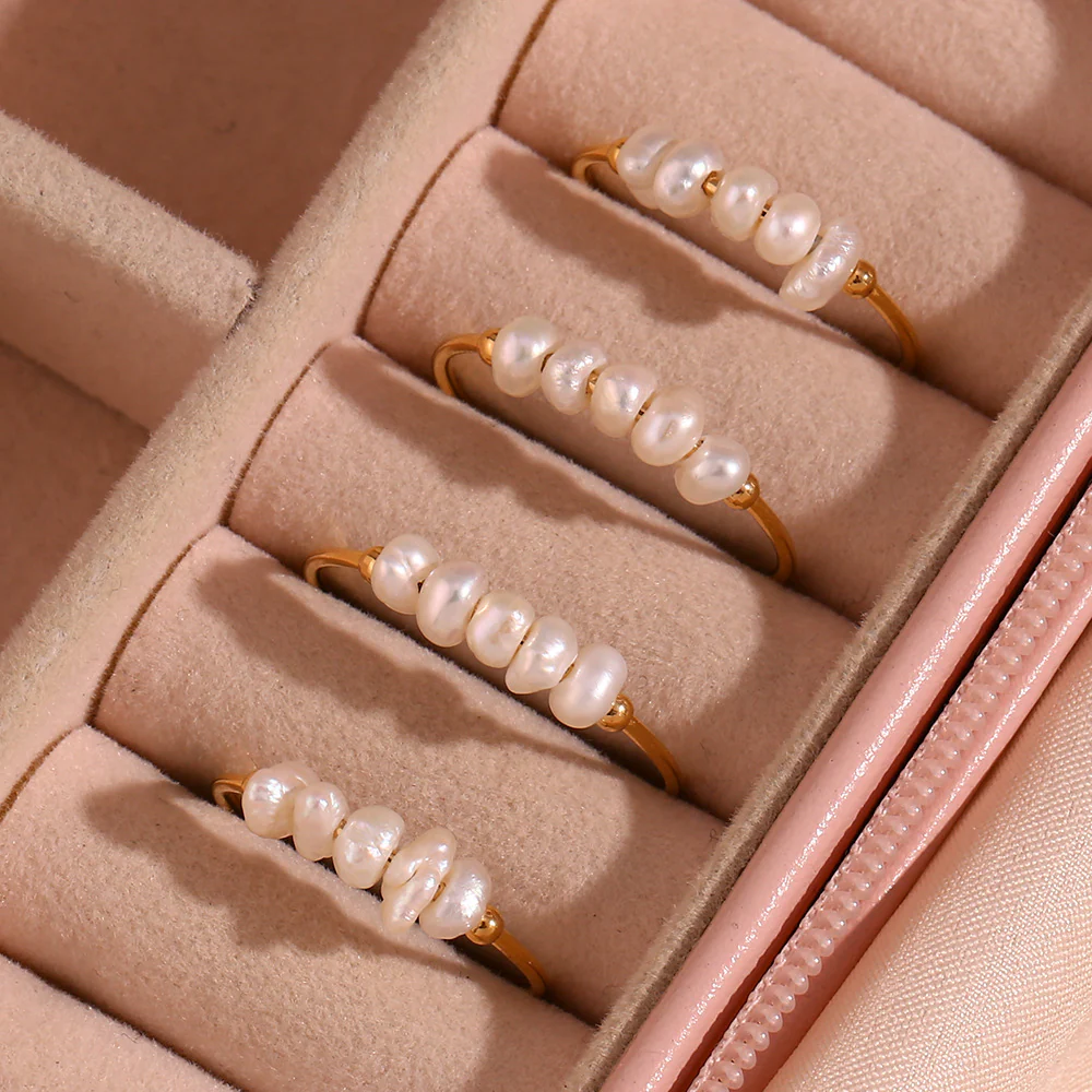 Ariel Mini Pearl Ring - Image 5