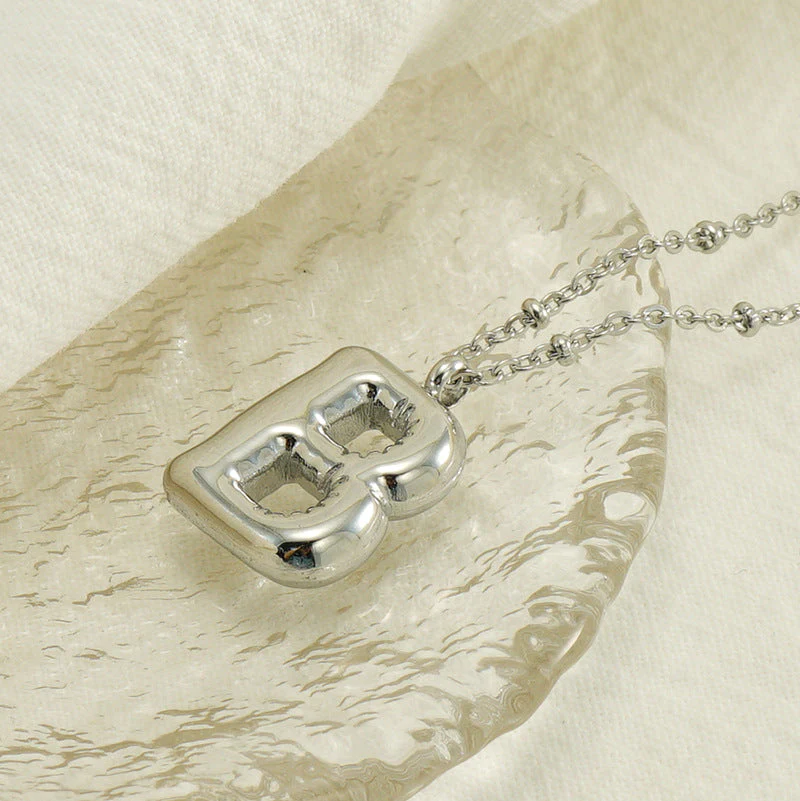 Bubble Letter Initial Necklace (Bundle) - Image 11