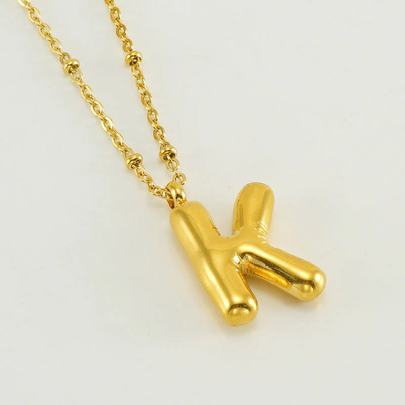 Bubble Letter Initial Necklace (Bundle) - Image 22