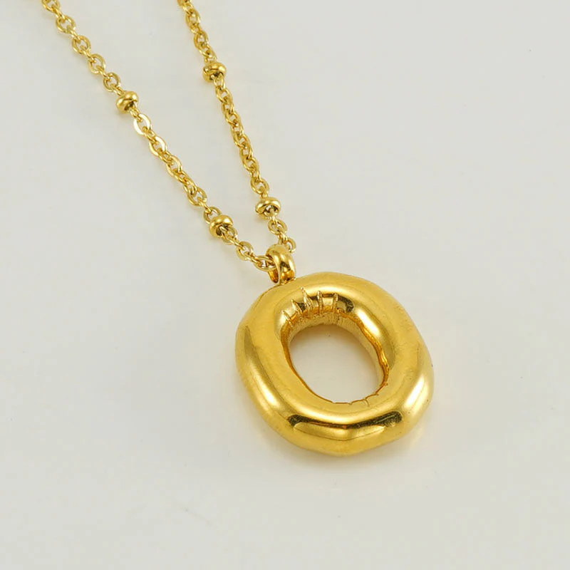 Bubble Letter Initial Necklace (Bundle) - Image 24