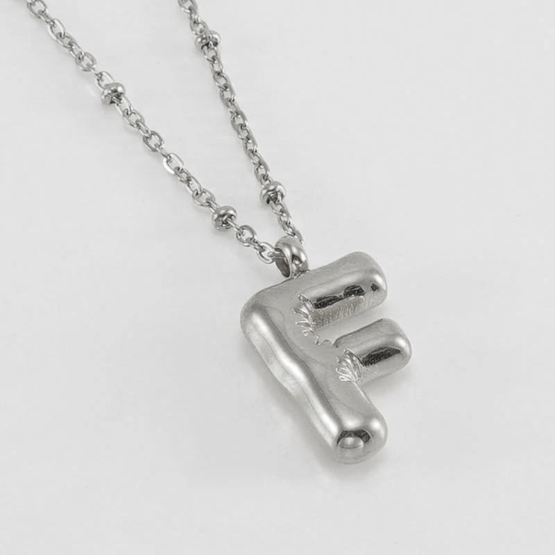 Bubble Letter Initial Necklace (Bundle) - Image 43
