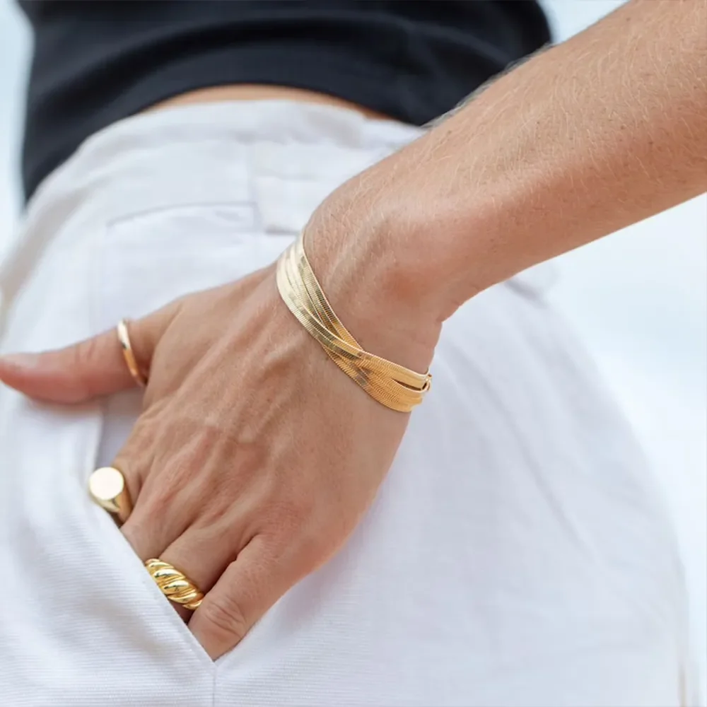 Chelsea Herringbone Bracelet - Image 3