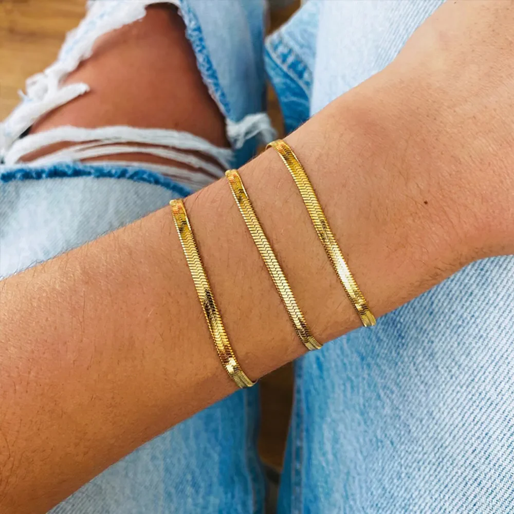 Chelsea Herringbone Bracelet - Image 4