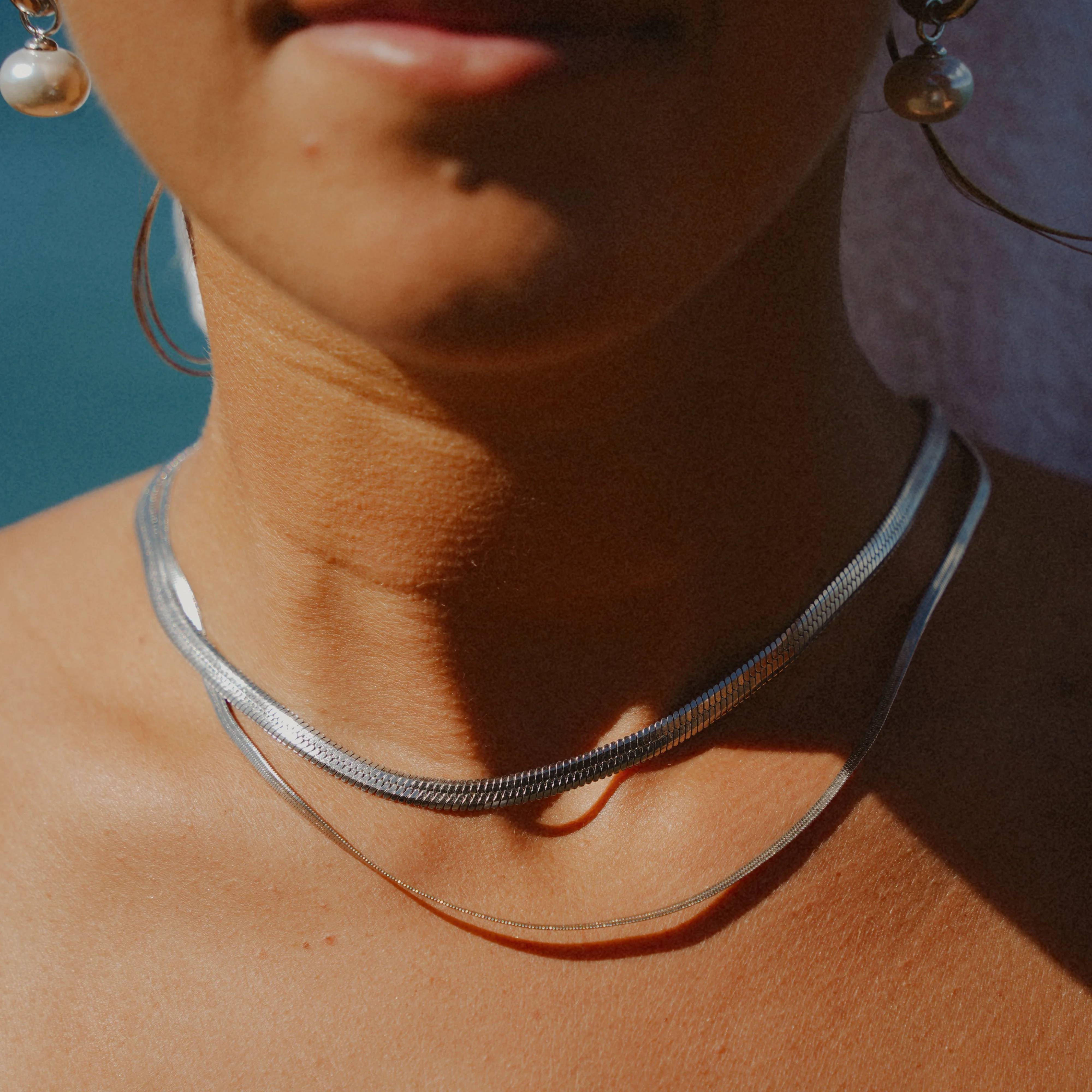 Chelsea Herringbone Necklace - Image 6