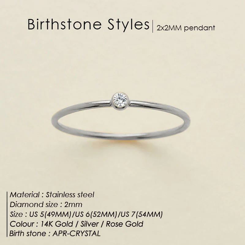 Dainty Birthstone Ring (Bundle) - Image 12