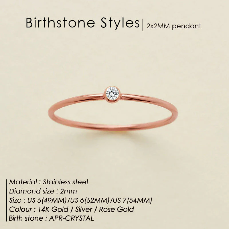 Dainty Birthstone Ring (Bundle) - Image 14