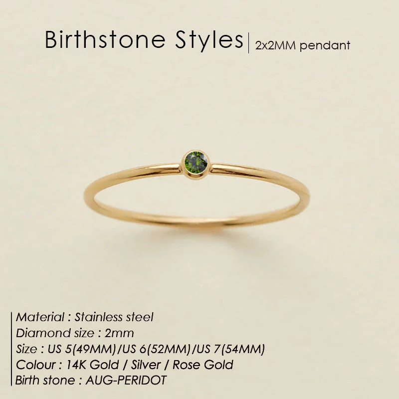 Dainty Birthstone Ring (Bundle) - Image 15