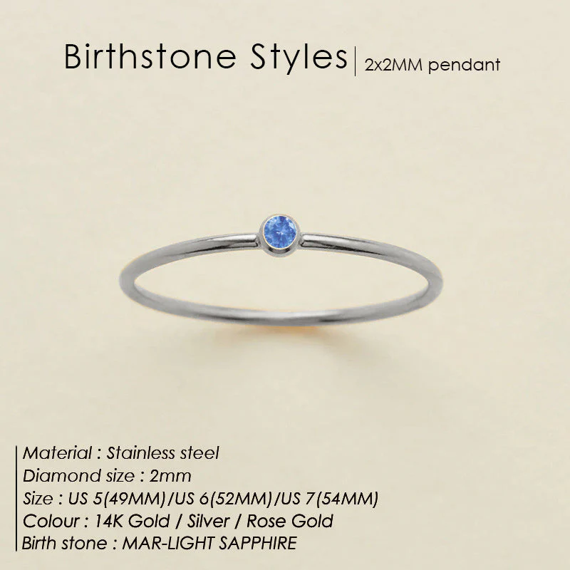 Dainty Birthstone Ring (Bundle) - Image 26