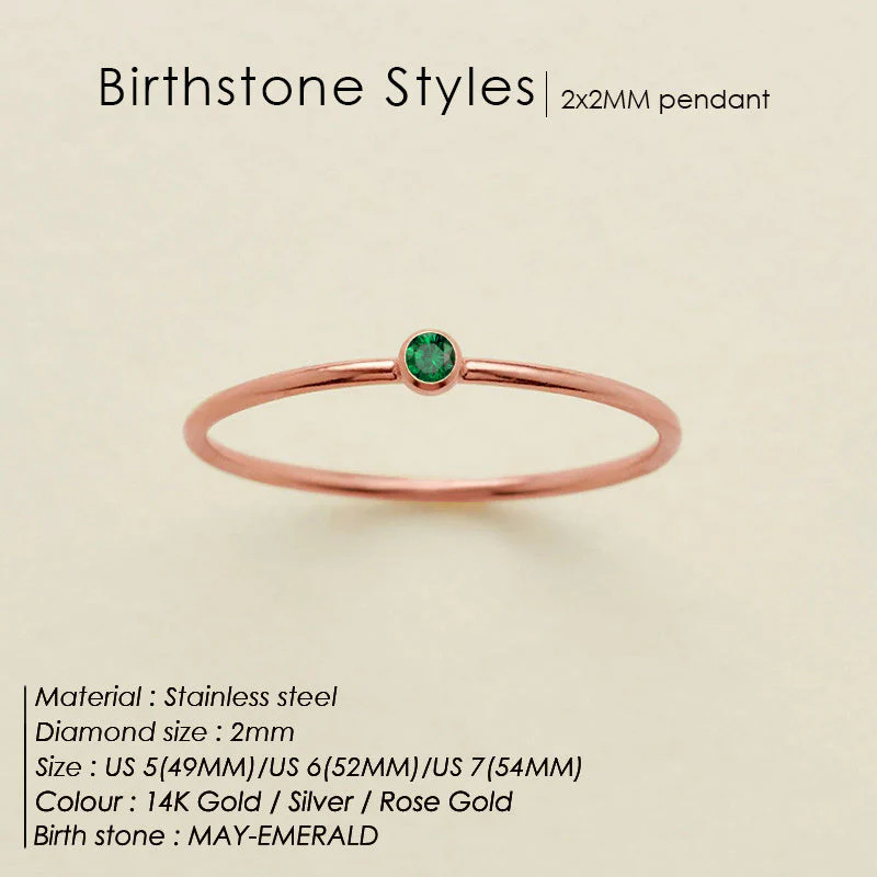 Dainty Birthstone Ring (Bundle) - Image 30