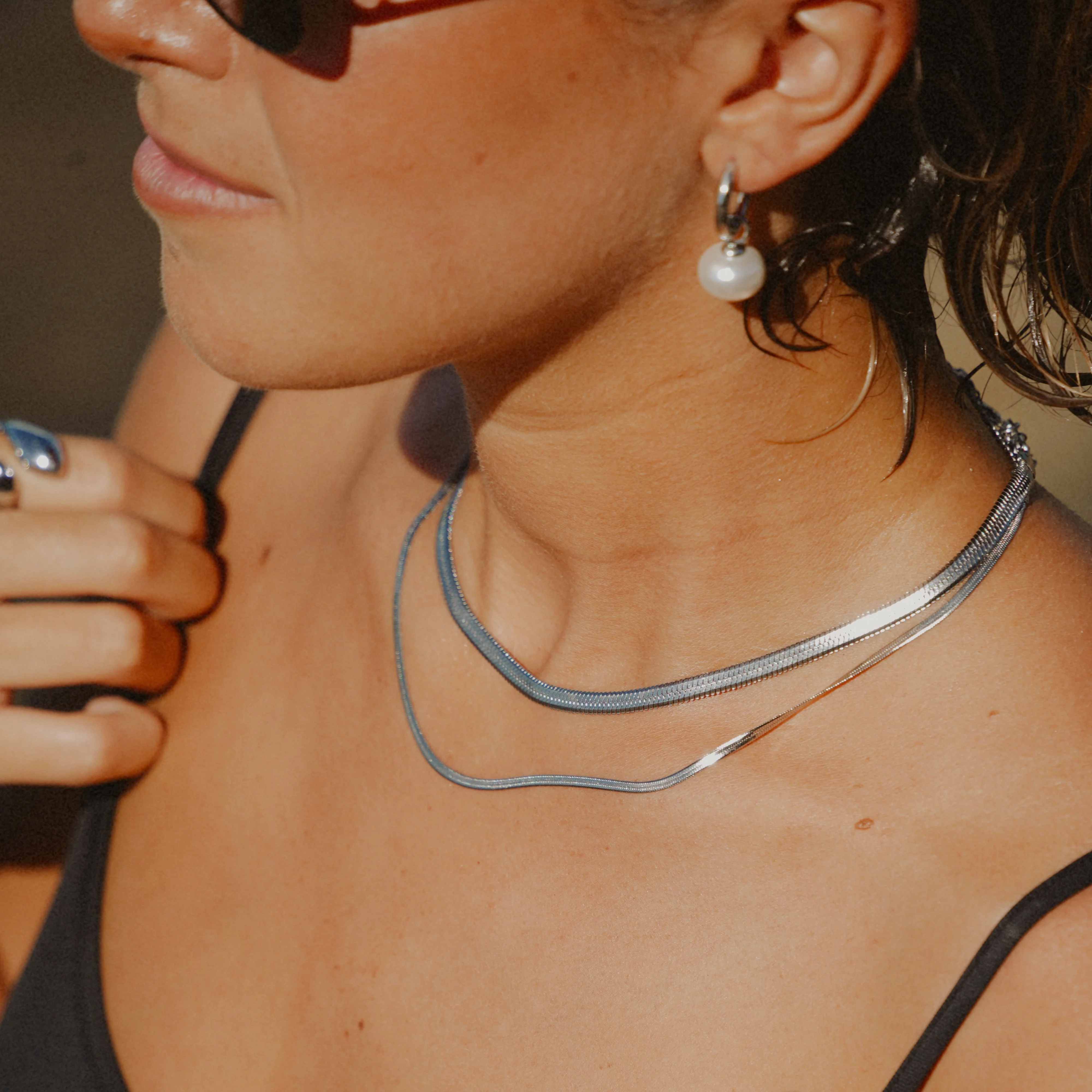 Chelsea Herringbone Necklace - Image 7